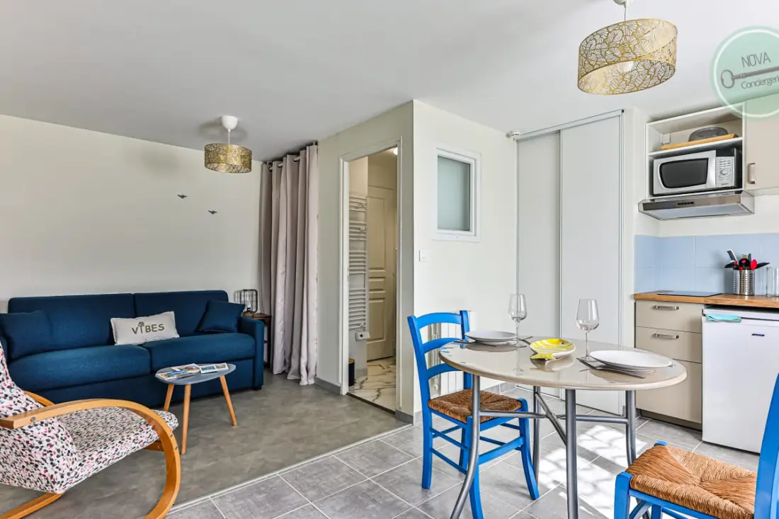 Residence Studio a Terrace 400m De La Plage - ideális pár és hétvége