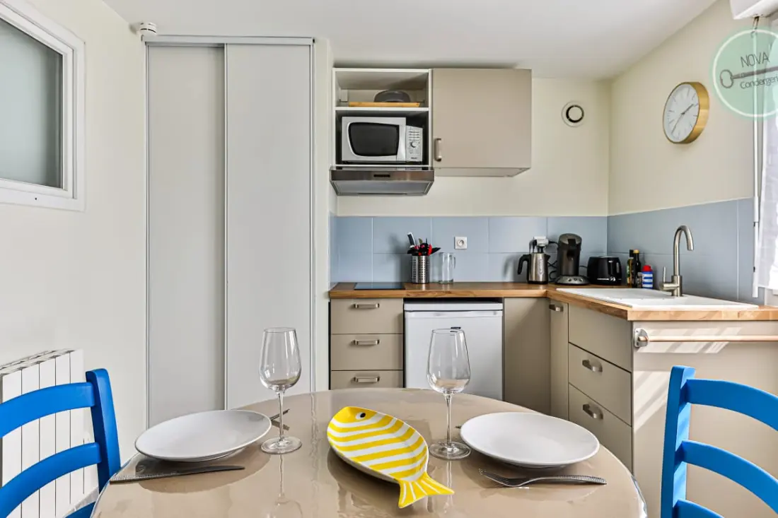 Residence Studio a Terrace 400m De La Plage - ideális pár és hétvége
