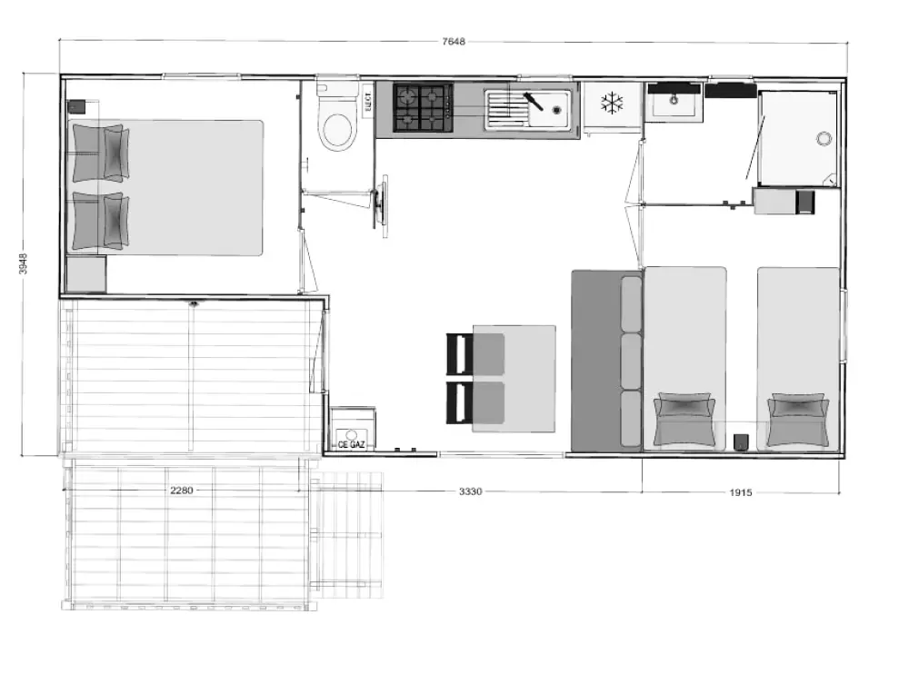 Ushuaia Villages - Camping la Conge 3 Csillagok★★★
