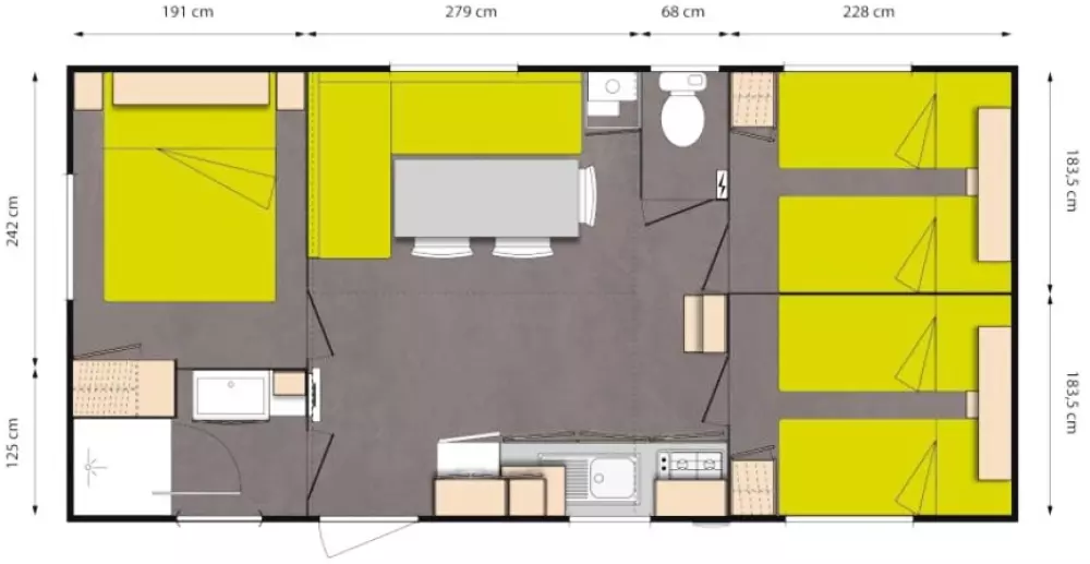Camping des Bains 3 Gwiazdy★★★ 3 Gwiazdy★★★ 3 Gwiazdy★★★