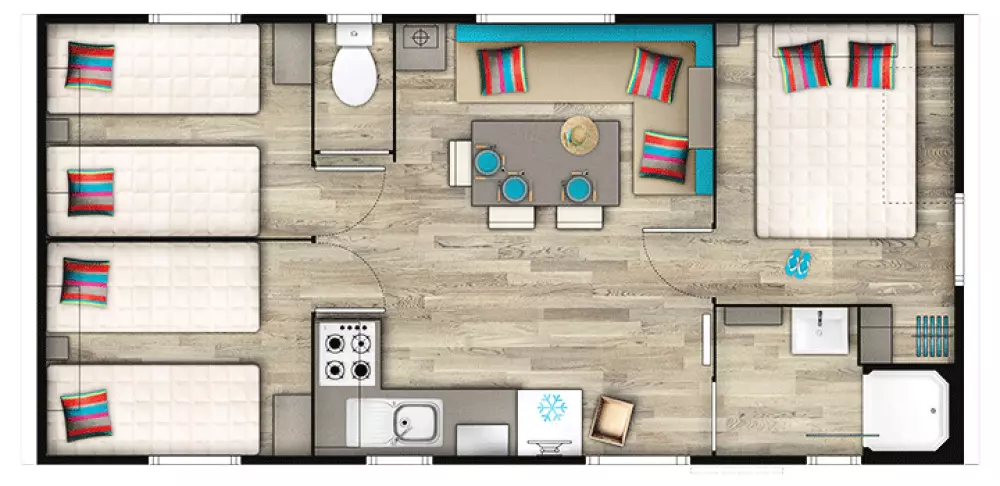 Campsite La Prairie 4 Stars★★★★