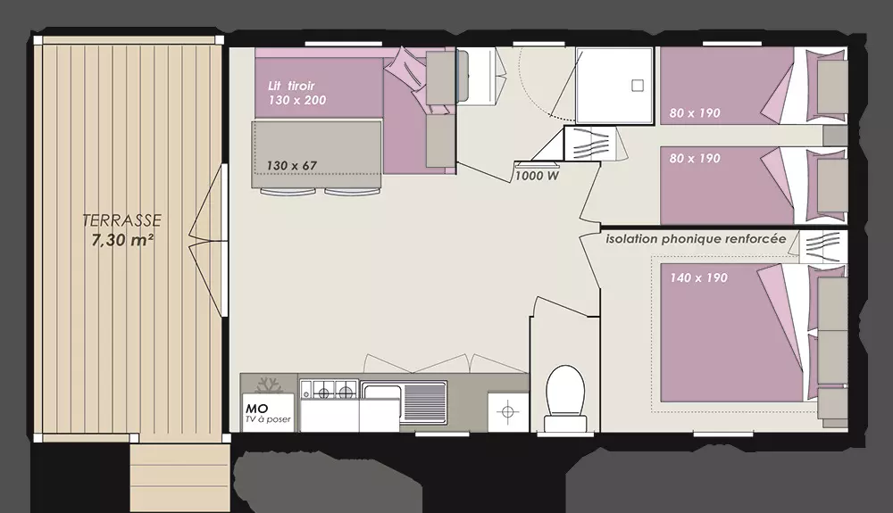 Campsite La Prairie 4 Stars★★★★