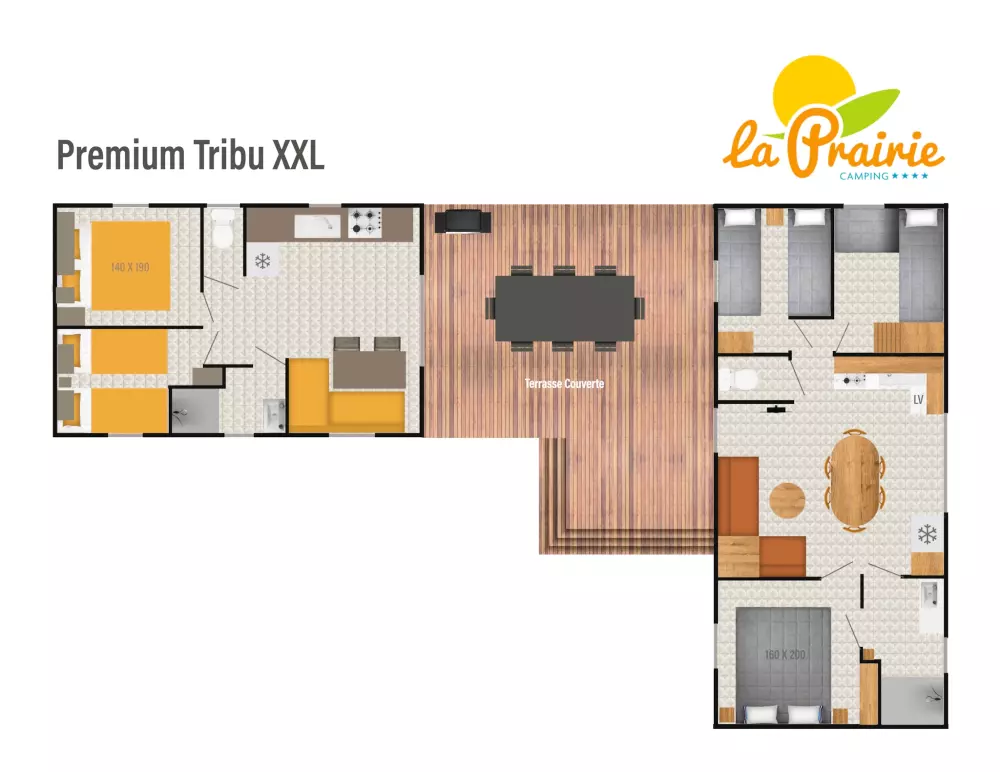 Campsite La Prairie 4 Stars★★★★