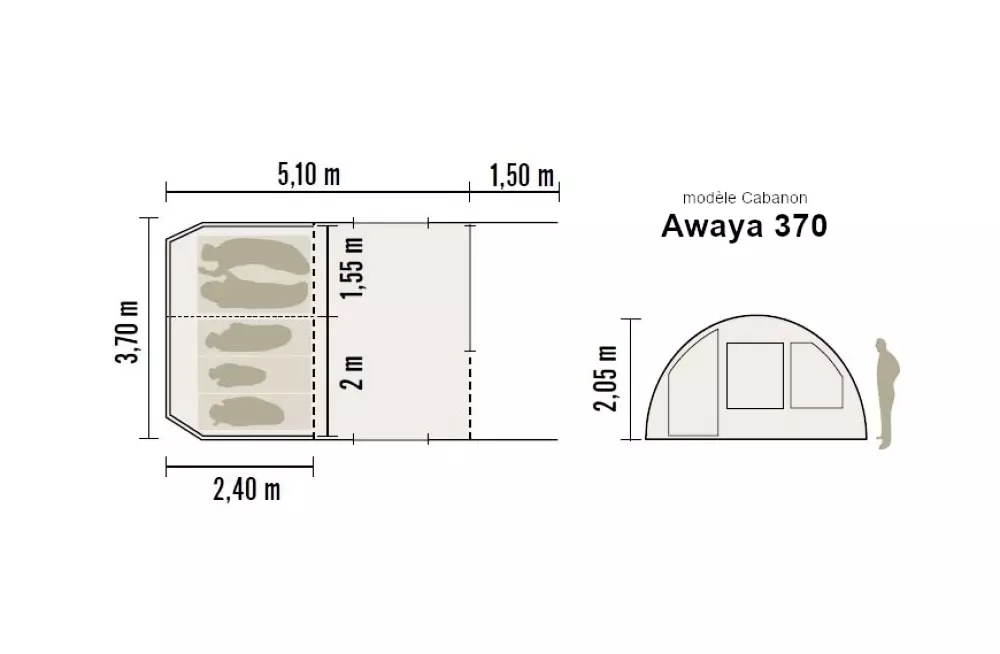 Campingplatz Le Both d'Orouët 3 Sterne★★★