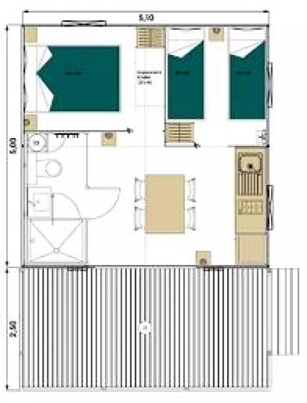 Campingplatz Le Both d'Orouët 3 Sterne★★★