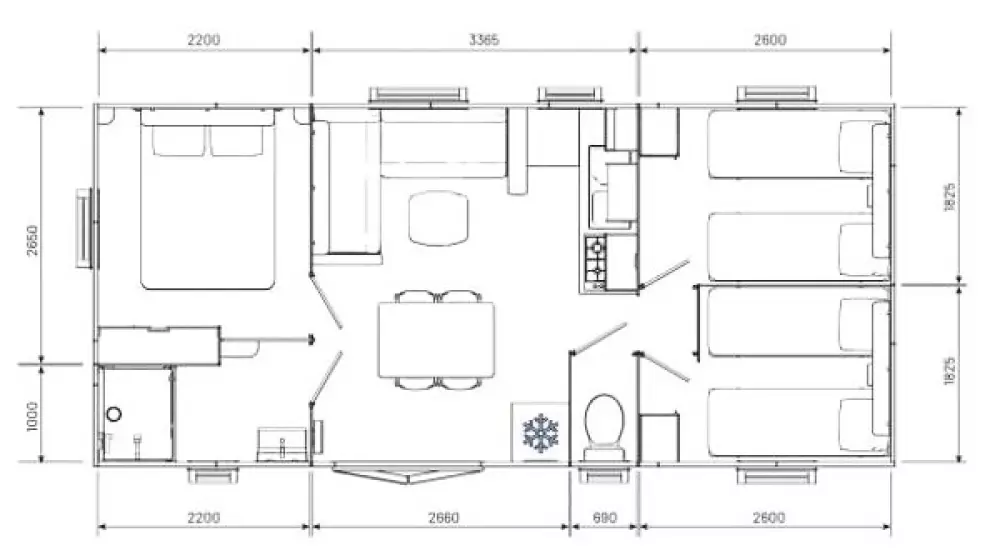 Campingplatz Le Both d'Orouët 3 Sterne★★★