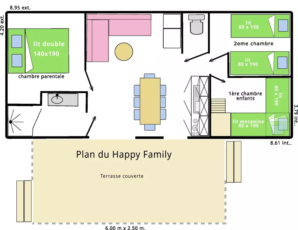 Campingplatz Le Both d'Orouët 3 Sterne★★★