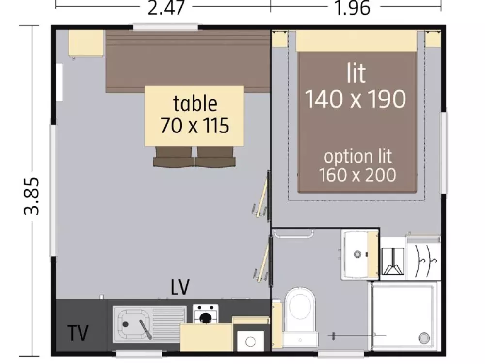 Campingplatz Le Both d'Orouët 3 Sterne★★★