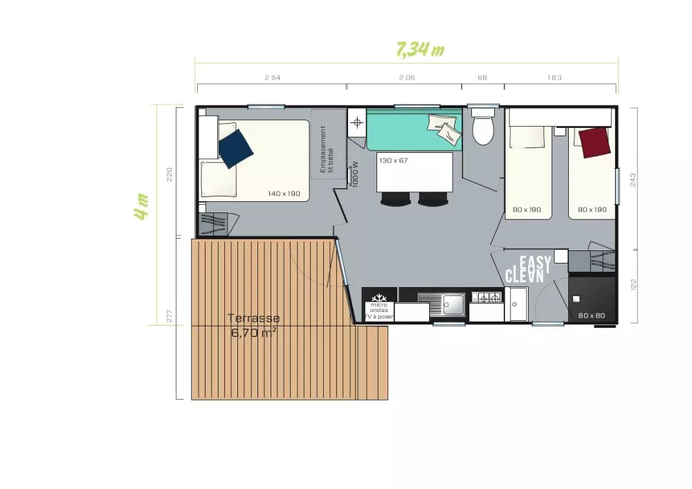 Campingplatz Le Both d'Orouët 3 Sterne★★★