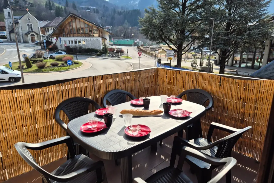 Apartman Au Coeur Du Village Balcony