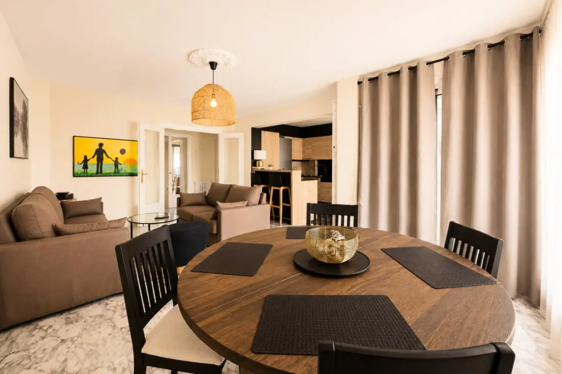 Appt 6 Pers Sea és Port View - 10 perc Nizza