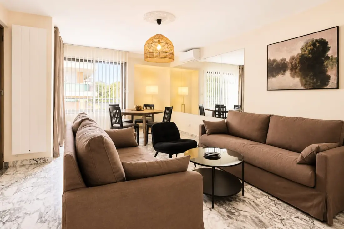 Appt 6 Pers Sea és Port View - 10 perc Nizza