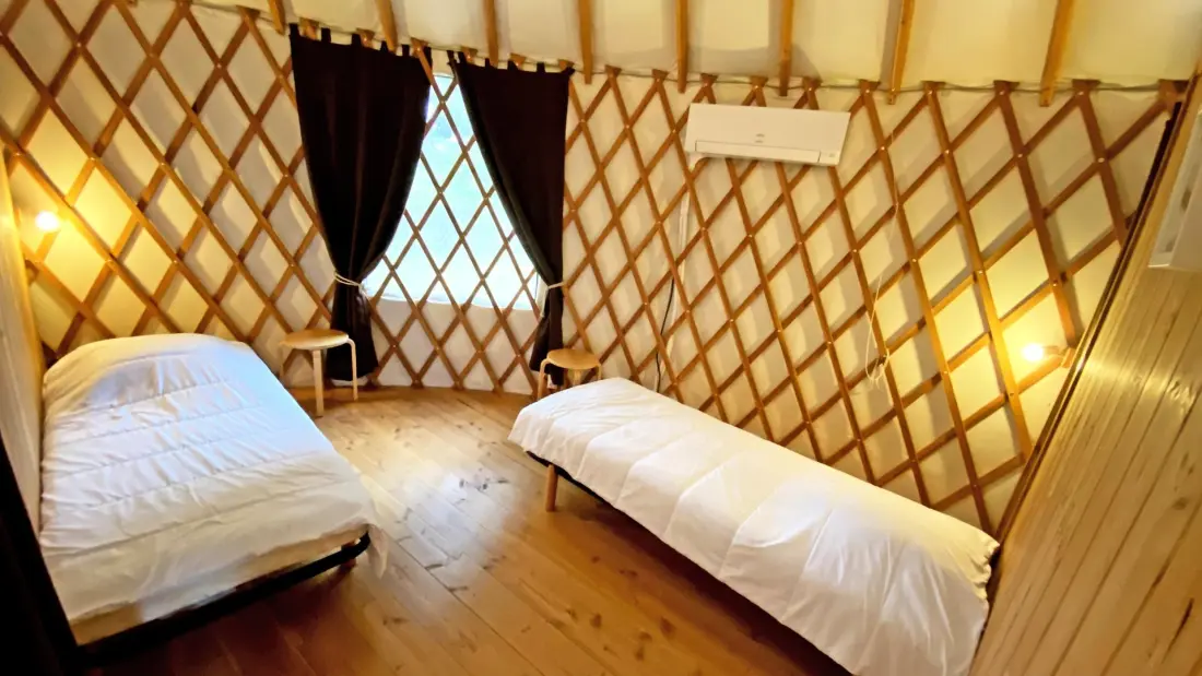 Gîte de France De yurts van Saint Matthew n°2