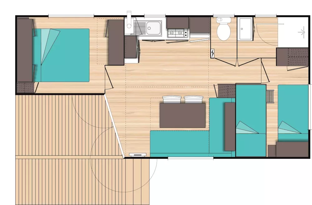 Camping Le Sous- Bois Ardèche 3 Gwiazdy★★★ 3 Gwiazdy★★★ 3 Gwiazdy★★★