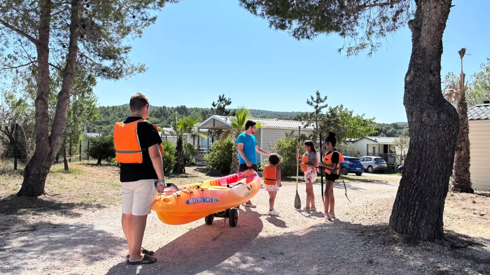 Campingplads Felix de la Bastide Tæt på
