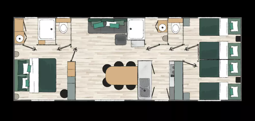 Campsite Domaine du Mes 3 Csillagok★★★