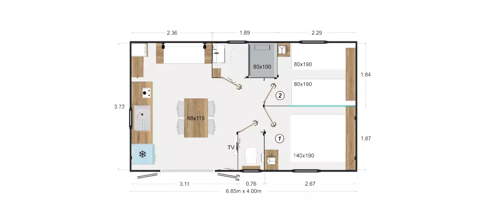 Blomster Camping L'Abri-Côtier Tæt på
