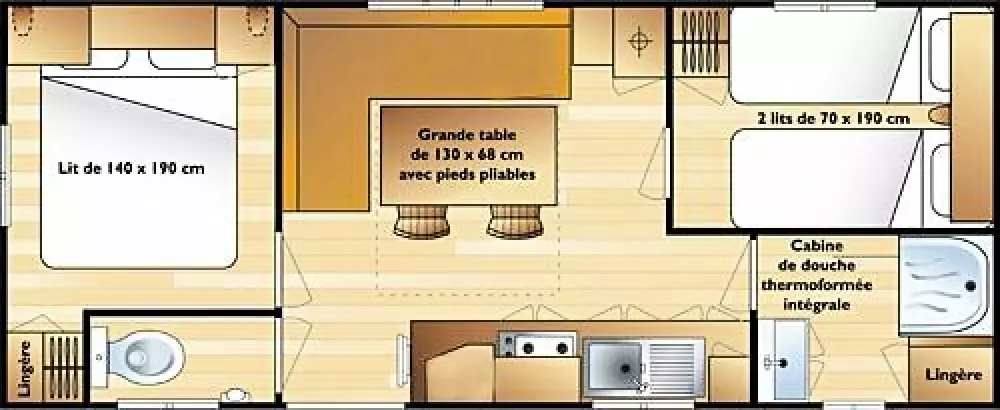 Blomster Camping L'Abri-Côtier Tæt på