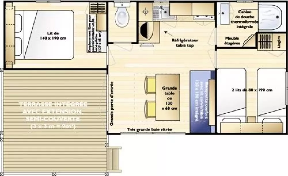 Blomster Camping L'Abri-Côtier Tæt på
