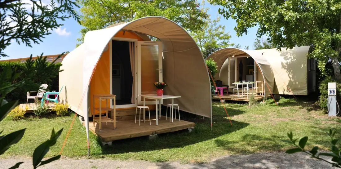 Blomster Camping L'Abri-Côtier Tæt på