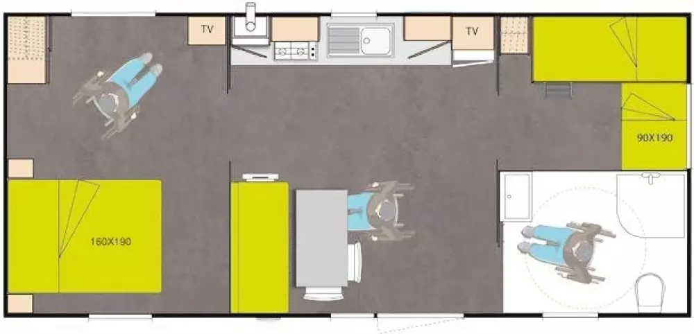 Blomster Camping L'Abri-Côtier Tæt på