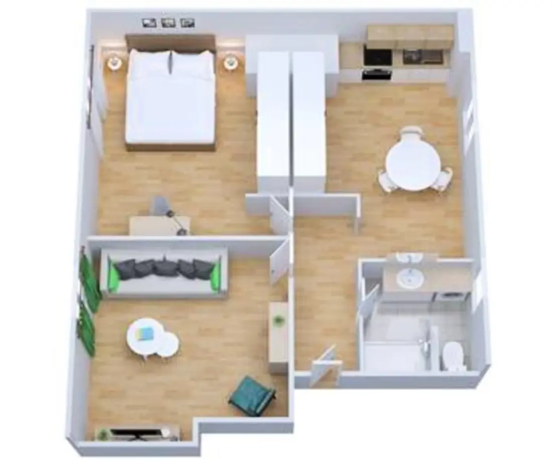 Art Deco I Center I Wifi High Flow I Luminous