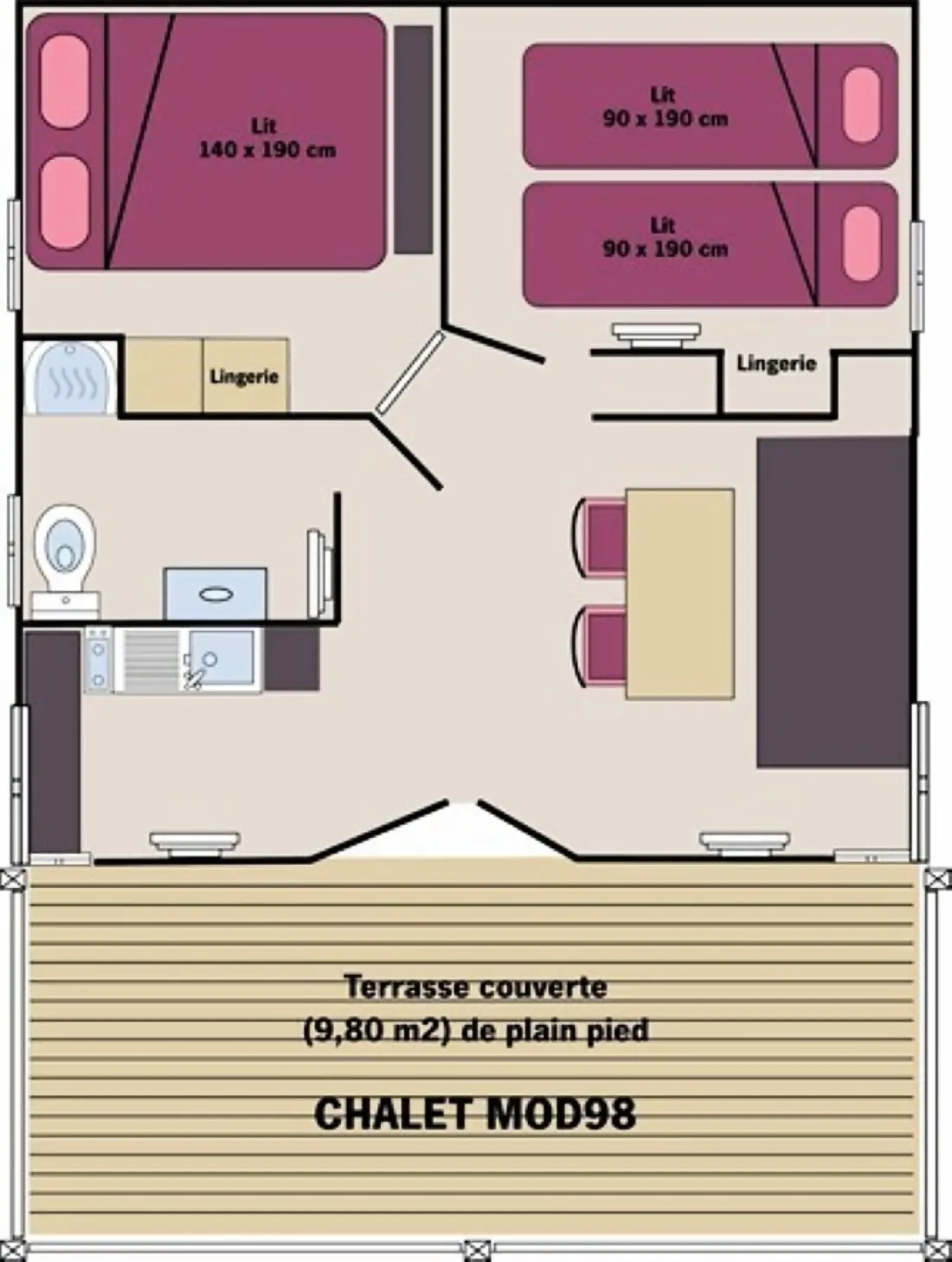 Campsite maeva Getaways l'Etang d'Ardy 3 Csillagok★★★