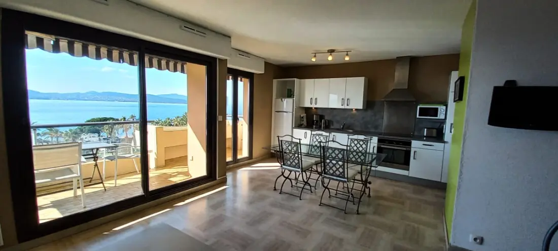 Apartman 3p tengeri kilátás Saint-raphaël úszómedencében