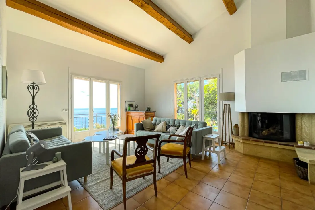 Villa Sea View 11 Pers & úszómedence a túlföldi fűtésben