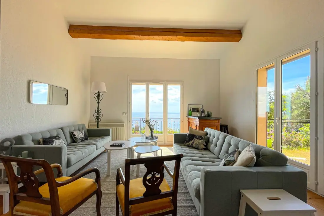 Villa Sea View 11 Pers & úszómedence a túlföldi fűtésben