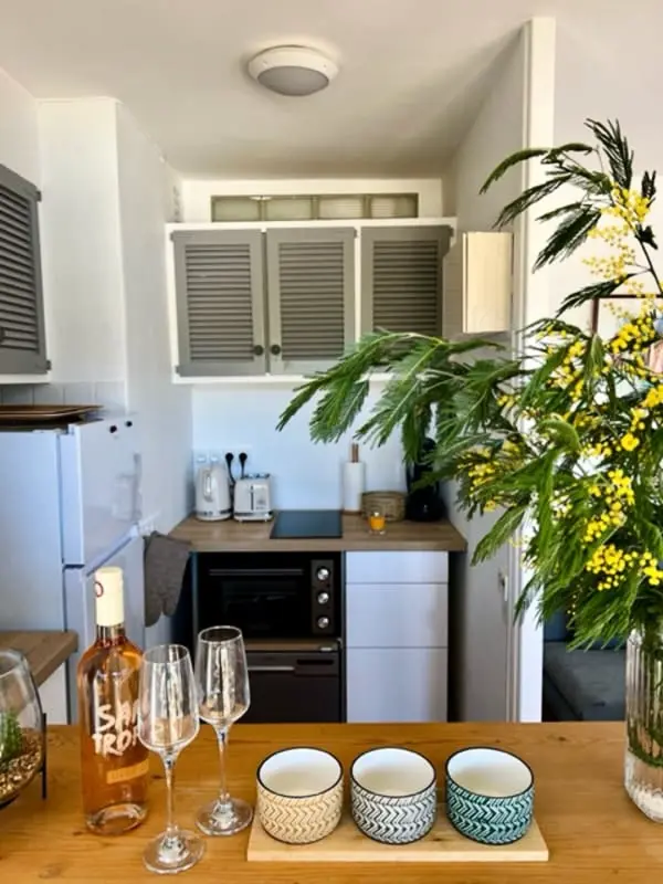 35m2 met zwembad voor koppel in Saint Tropez