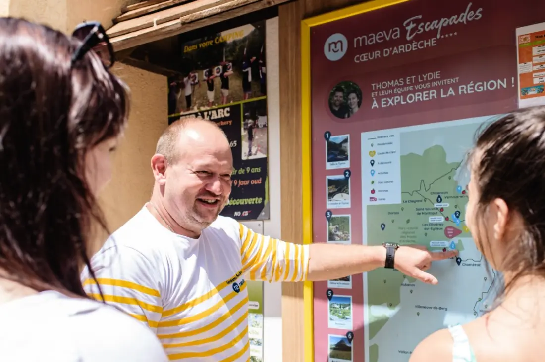Camping maeva Escapades Coeur d'Ardèche 4 Csillagok★★★★