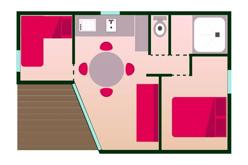 Campingplads Beau-Rivage Tætning