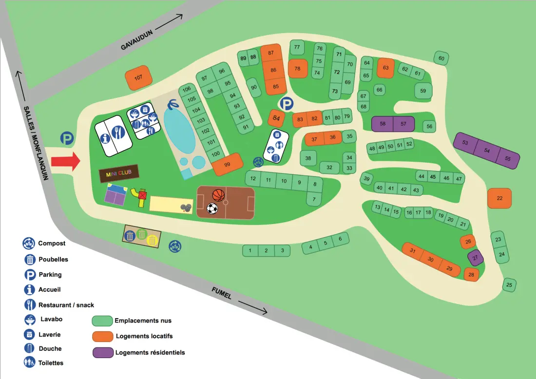 Camping des Bastides 4 Estrellas★★★★