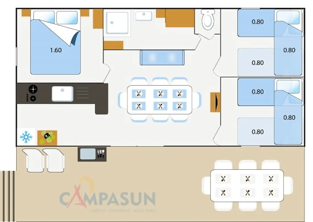 Camping Campasun Mas de Pierredon 5 Sterren★★★★★