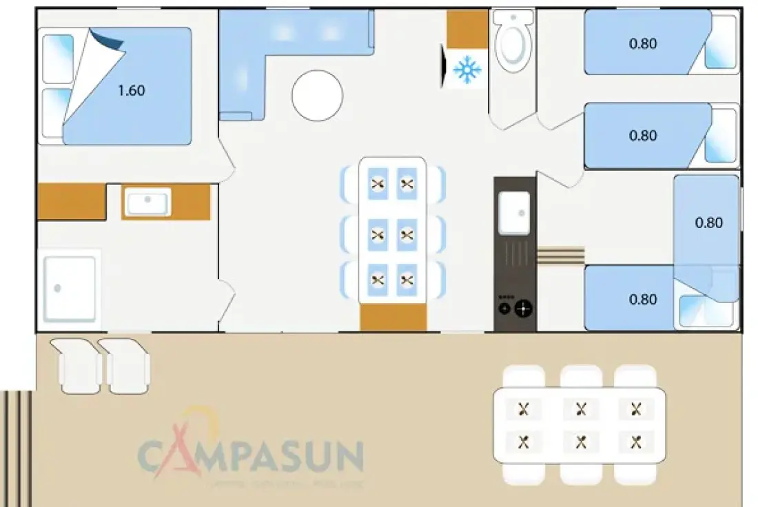 Camping Campasun Mas de Pierredon 5 Sterren★★★★★