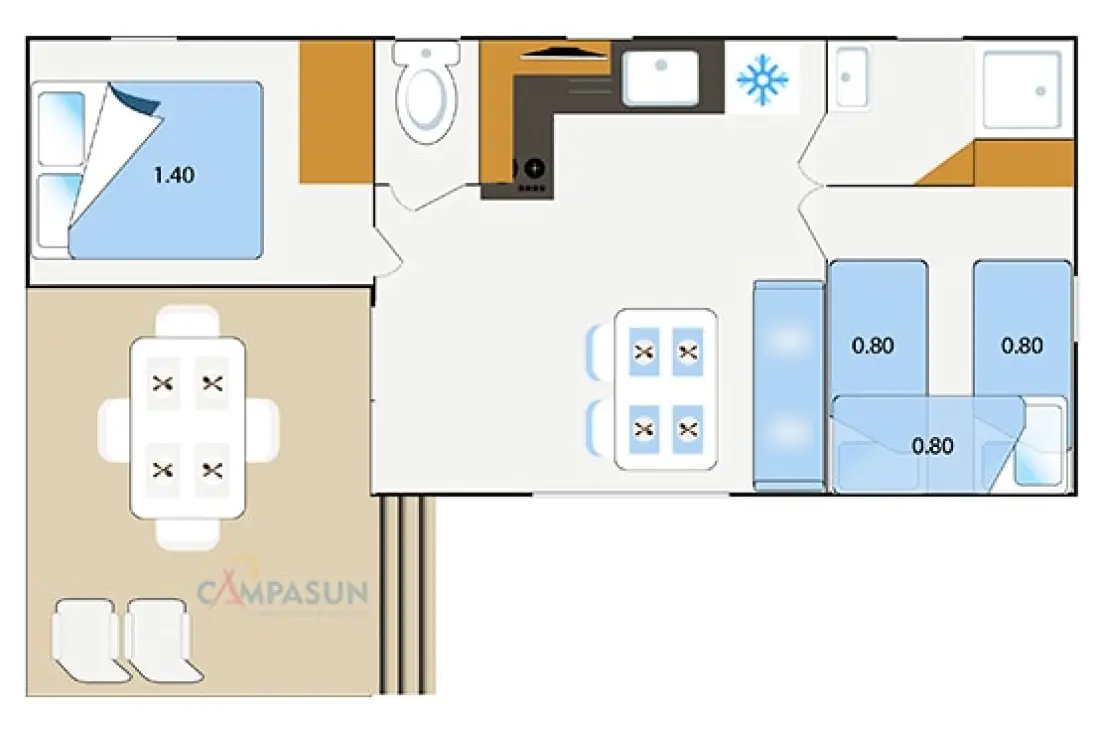 Camping Campasun Mas de Pierredon 5 Sterren★★★★★