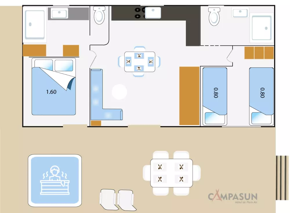 Camping Mas de Pierredon Nie, nie.