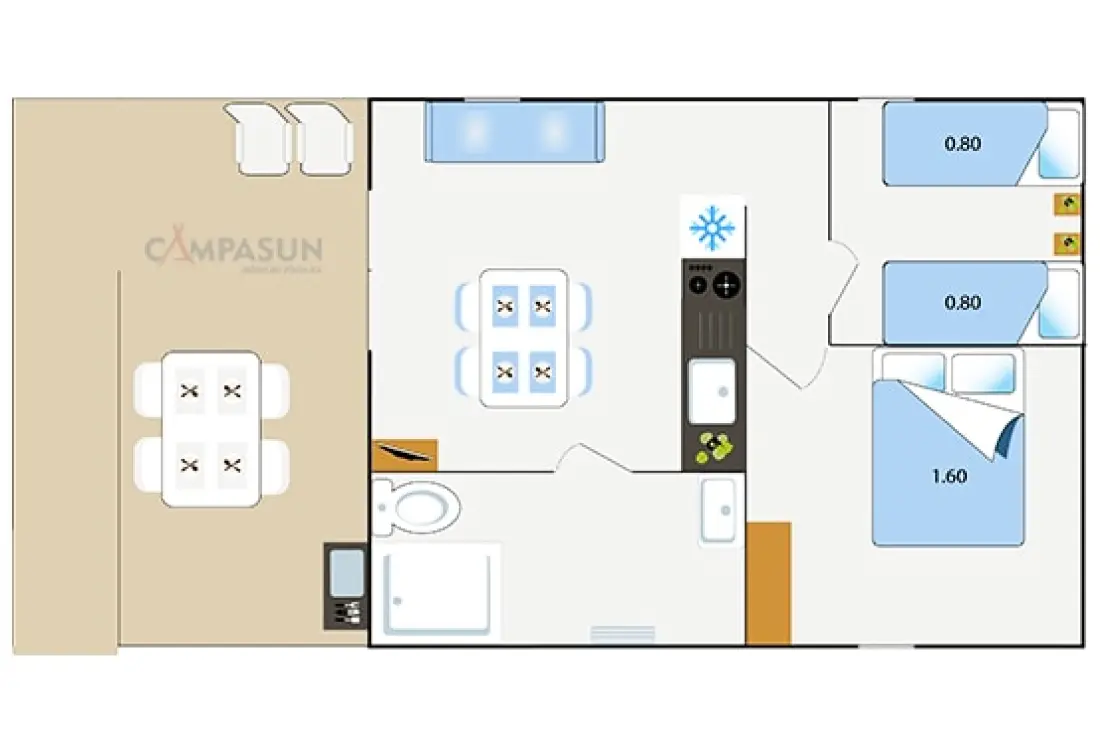 Camping Campasun Mas de Pierredon 5 Sterren★★★★★