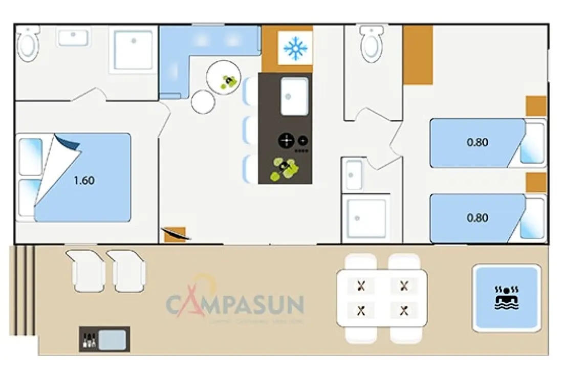 Camping Campasun Mas de Pierredon 5 Sterren★★★★★