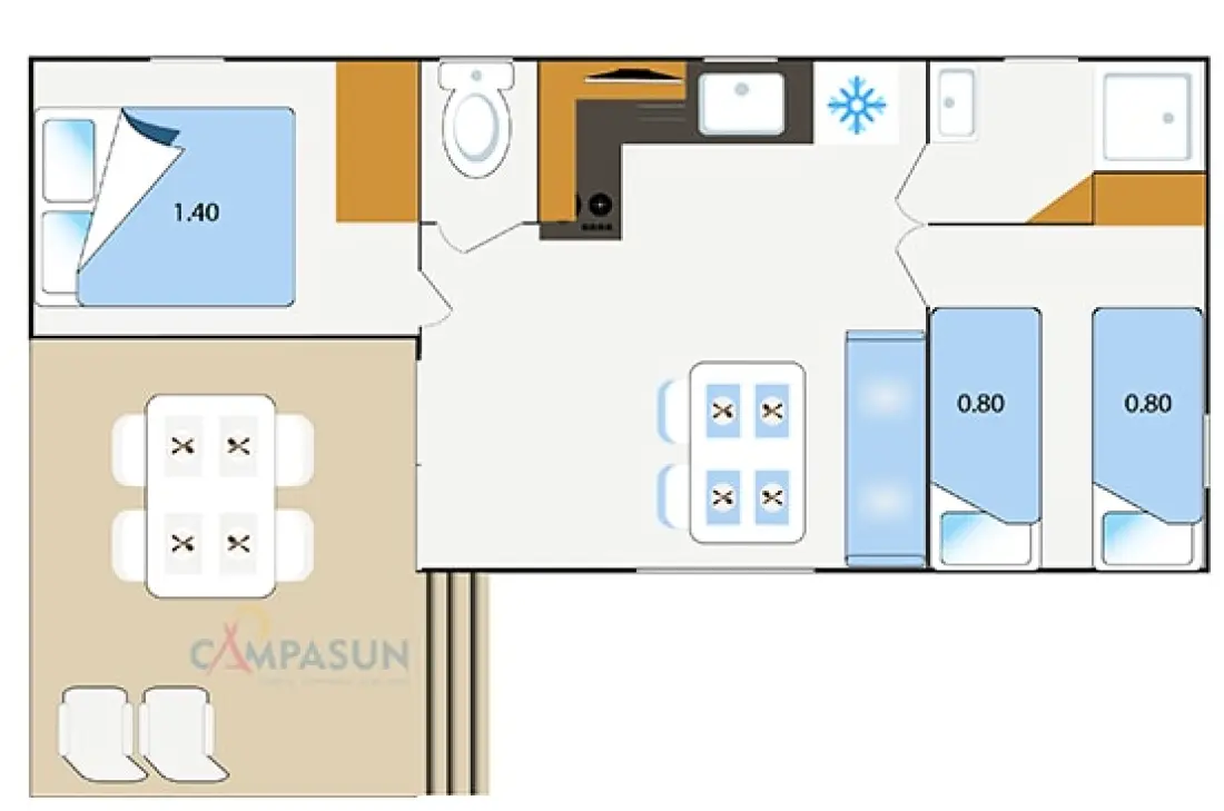 Camping Campasun Mas de Pierredon 5 Sterren★★★★★