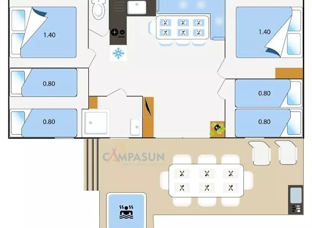 Camping Mas de Pierredon Nie, nie.