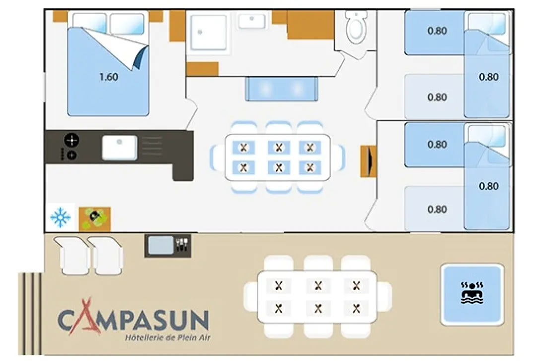 Camping Campasun Mas de Pierredon 5 Sterren★★★★★