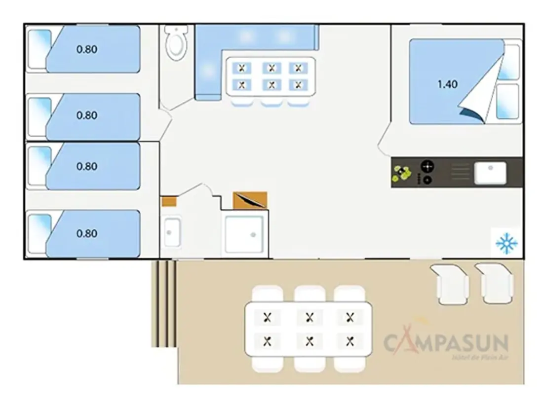 Campasun Camping Parc Mogador 5 Sterren★★★★★