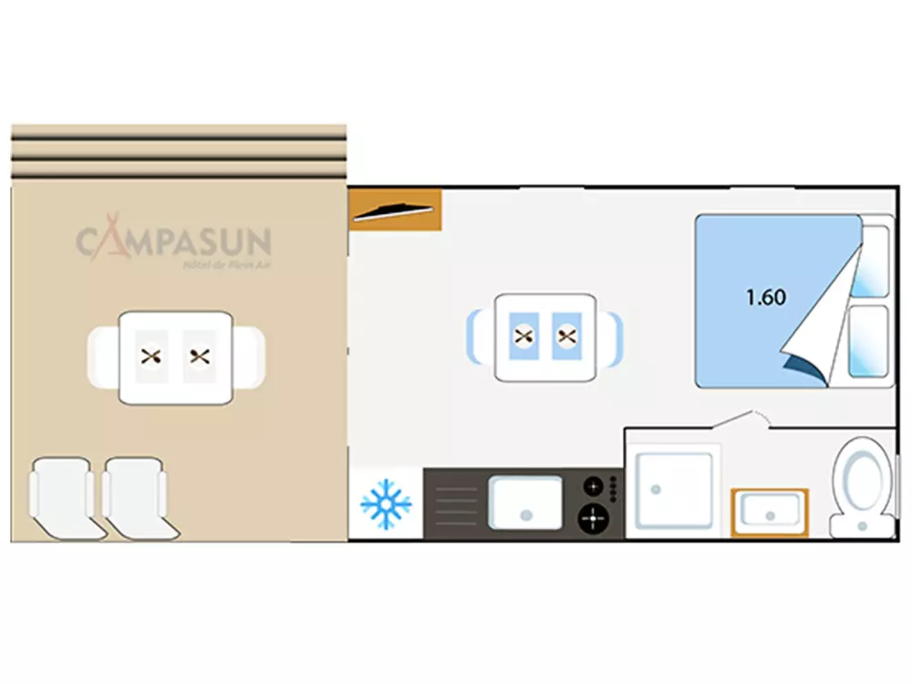 Campasun Camping Parc Mogador Útvonalterv