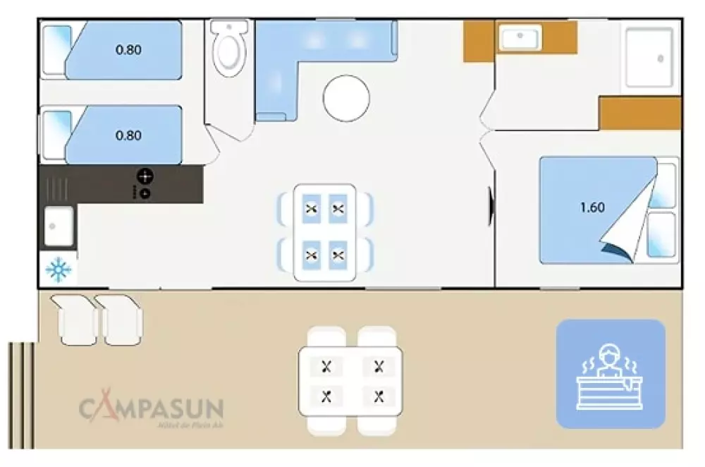 Campasun La Bonde Pond Camping /