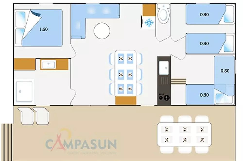 Campasun La Bonde Pond Camping /