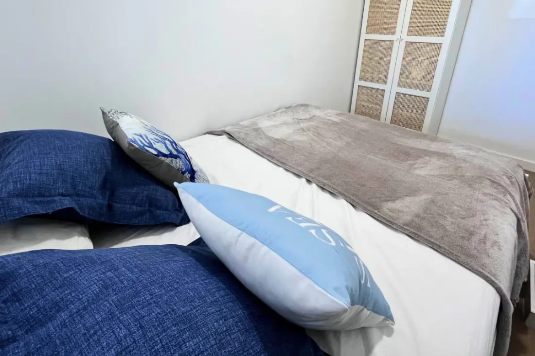 Ideális apartman úszással Medence, 350 méterre a strandoktól