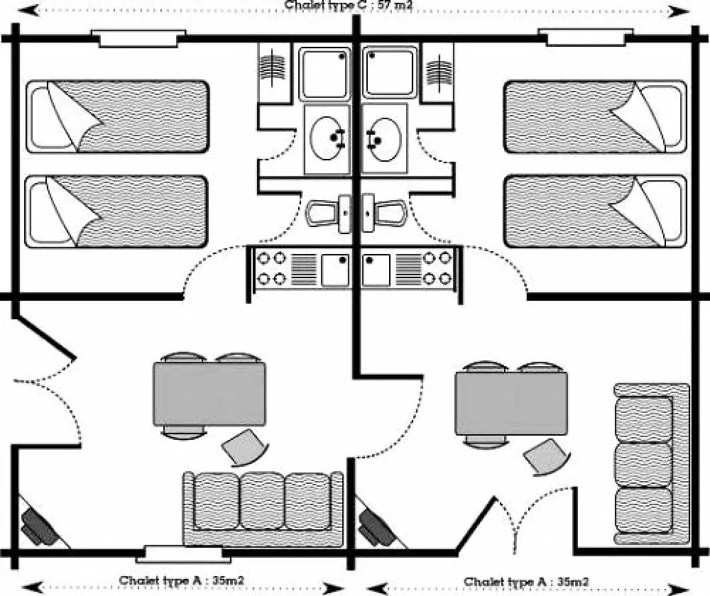 Les Chalets de la Gazonne 2 Sterne★★