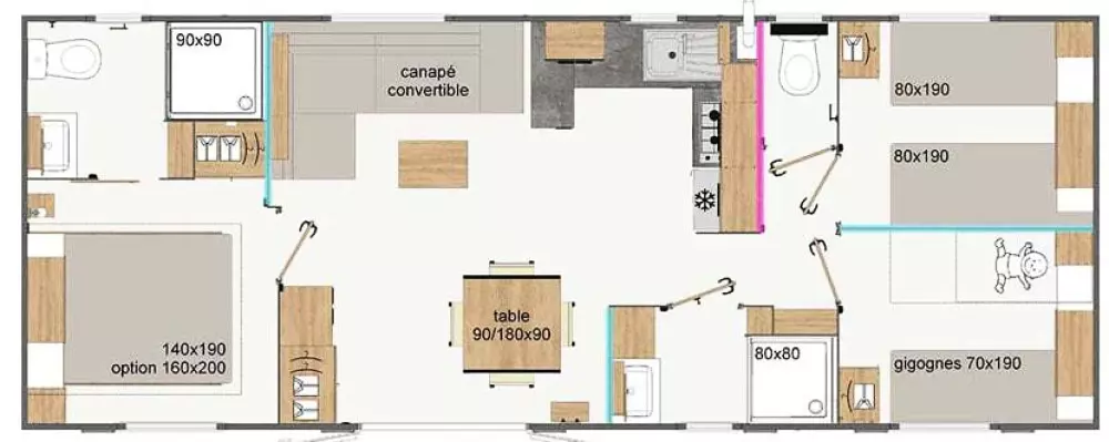 Campingplatz Le Moulin des Effres3 Sterne★★★